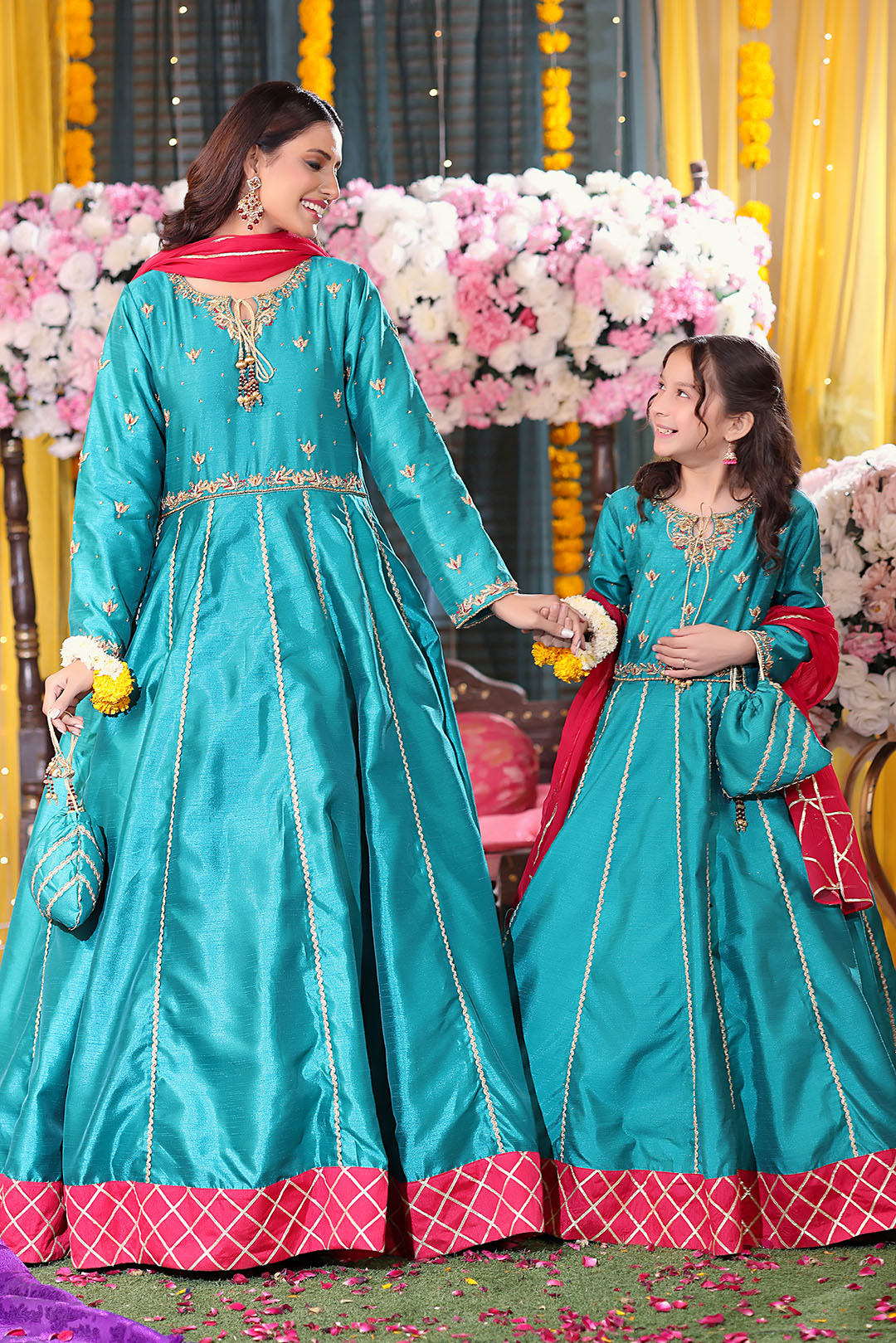 SANA'S girls maxi Pakistan occasion wear