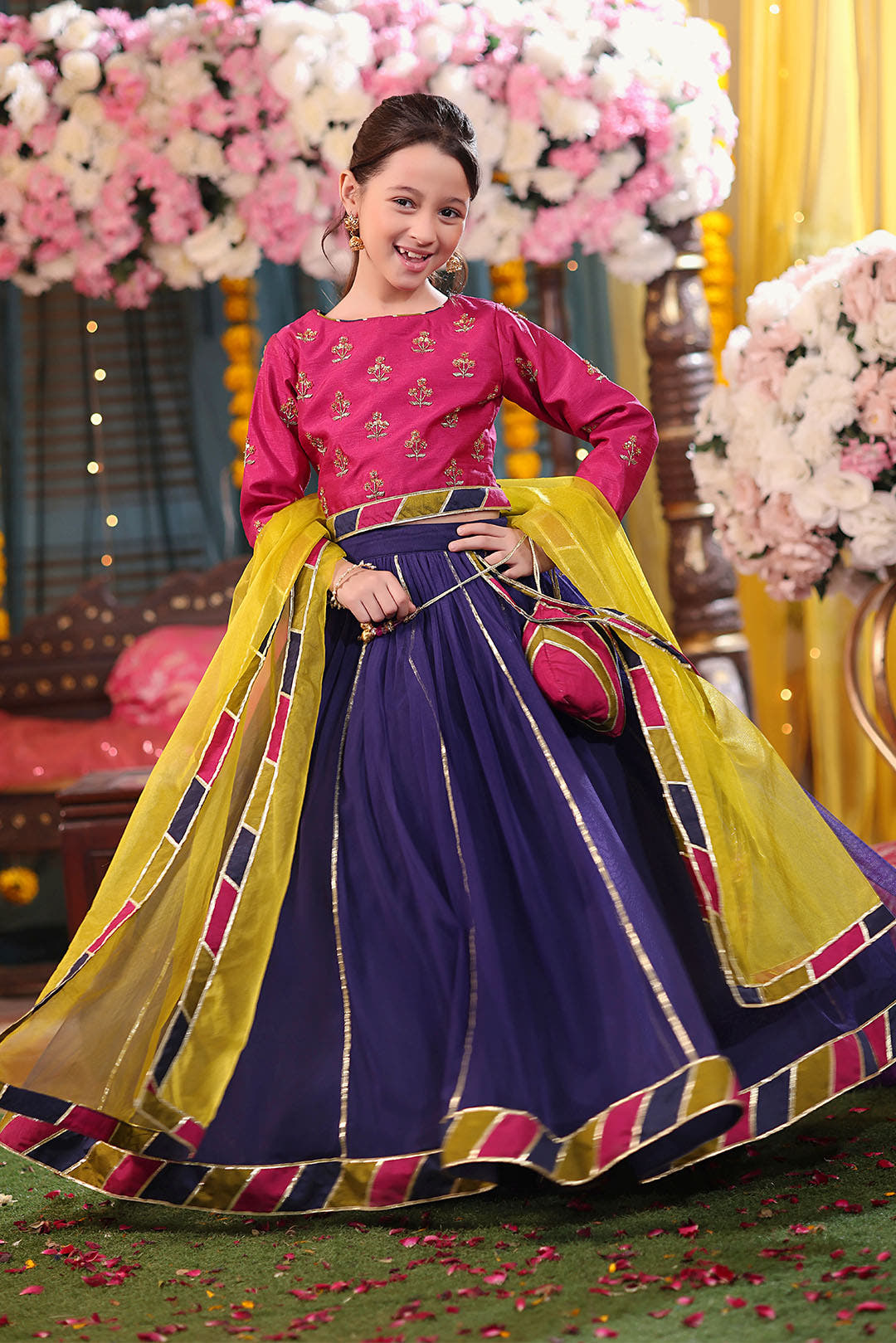 SANA'S red embroidered net lehenga Pakistan occasion wear