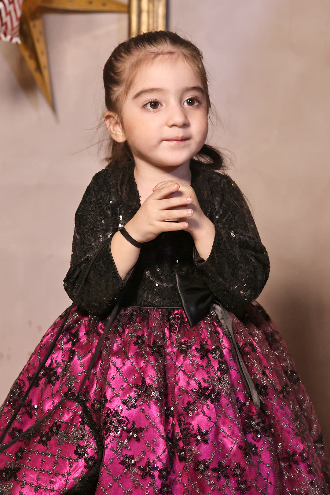 SANA'S net frock Pakistan Eid