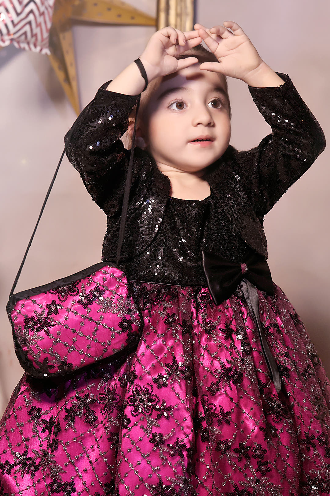 SANA'S net frock Pakistan Eid