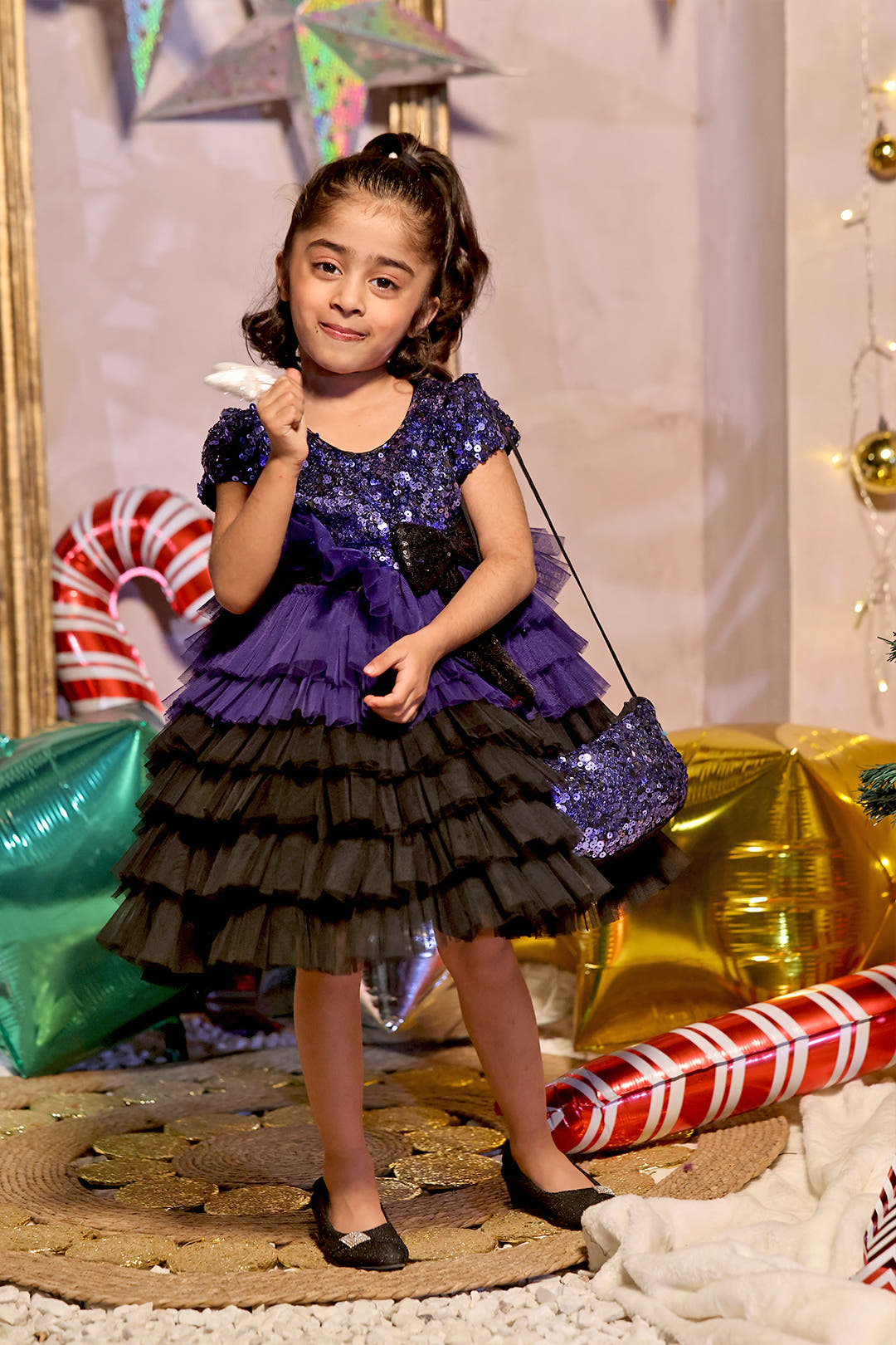 SANA'S net frock Pakistan Eid