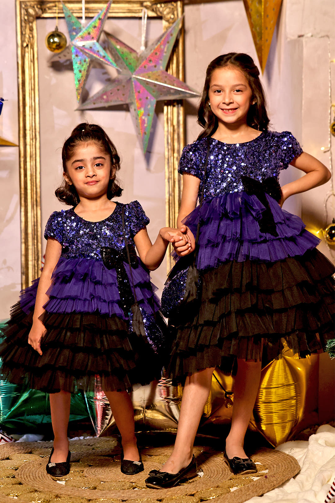 SANA'S net frock Pakistan Eid