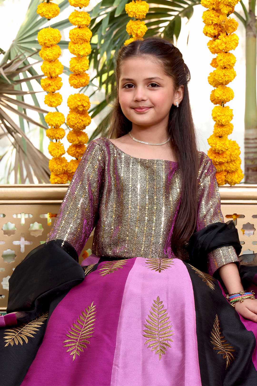 SANA'S raw silk lehenga Pakistan occasion wear