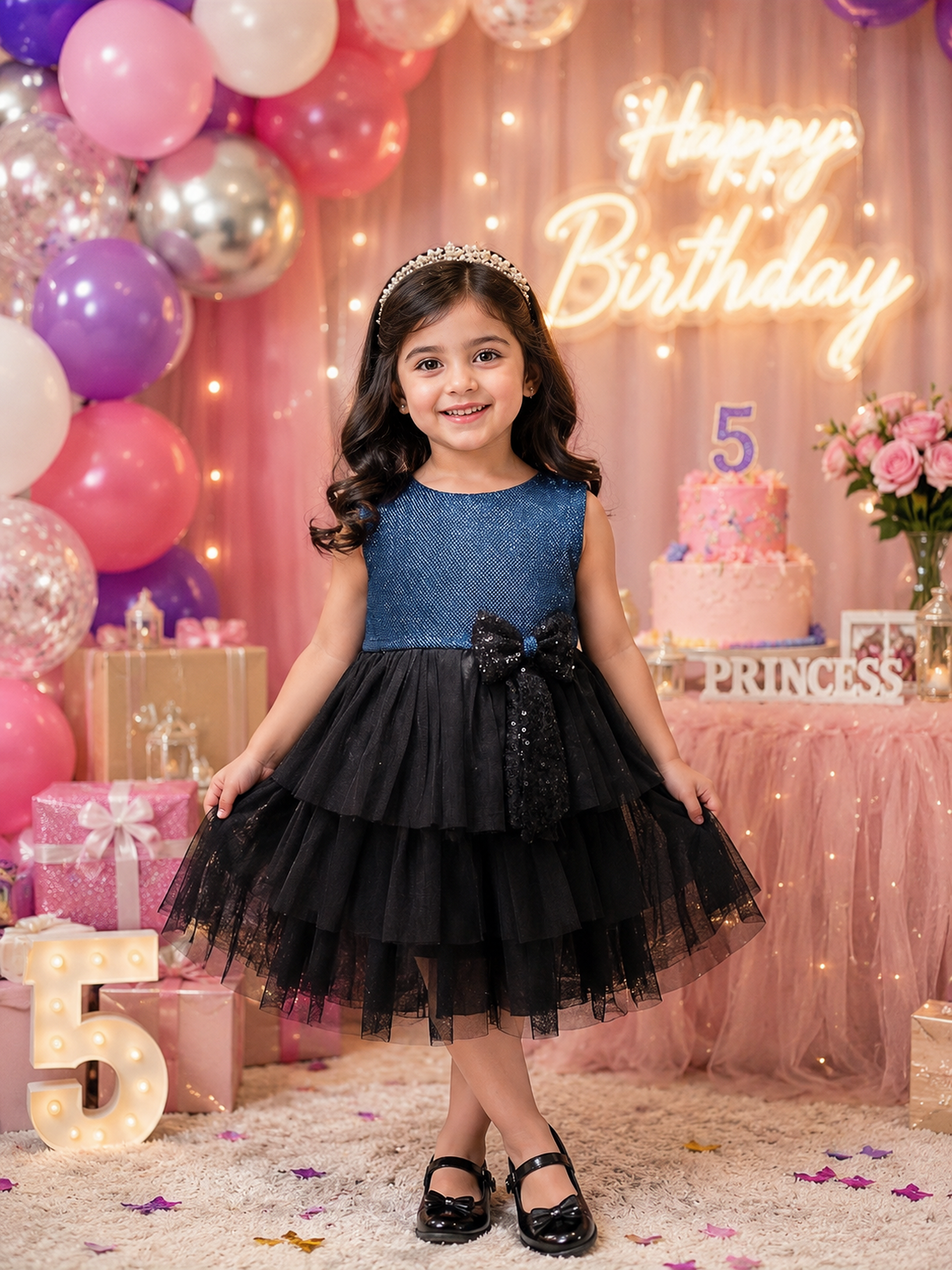 Sparkle & Tiered Tulle Festive Frock Collection