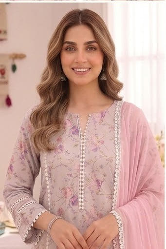 SANA'S printed lawn suit Pakistan occasion wear