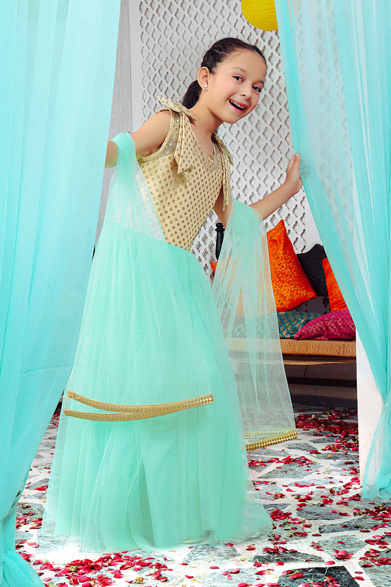 SANA'S net maxi dress Pakistan occasion wear