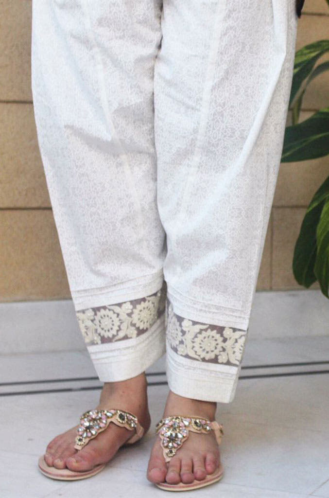 Straight Shalwar Pants | BOTTOMS | T1126 - SANA'S