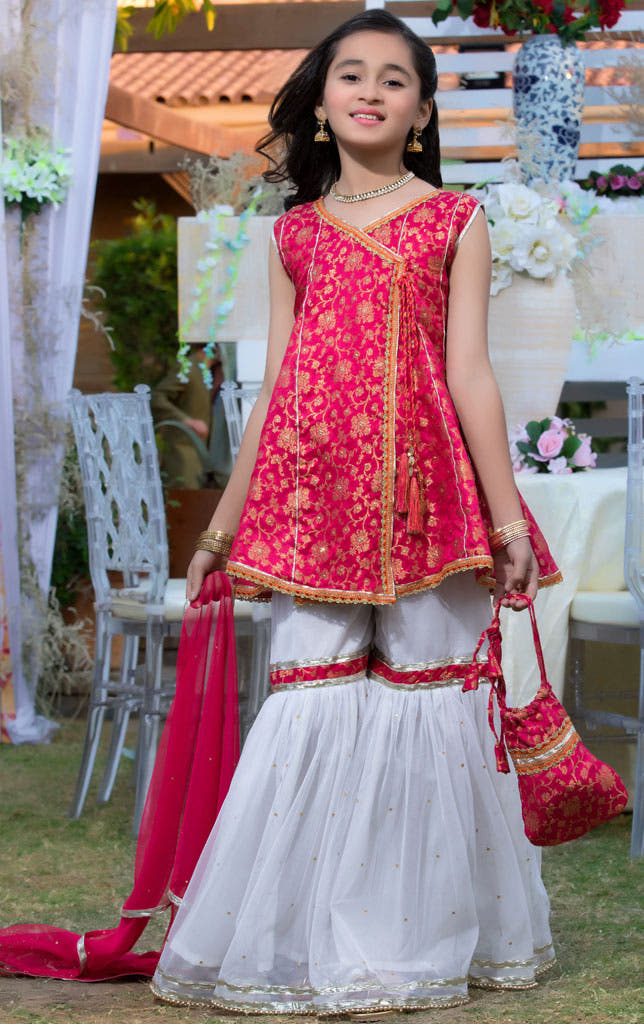 SANA'S net gharara suit Pakistan occasion wear