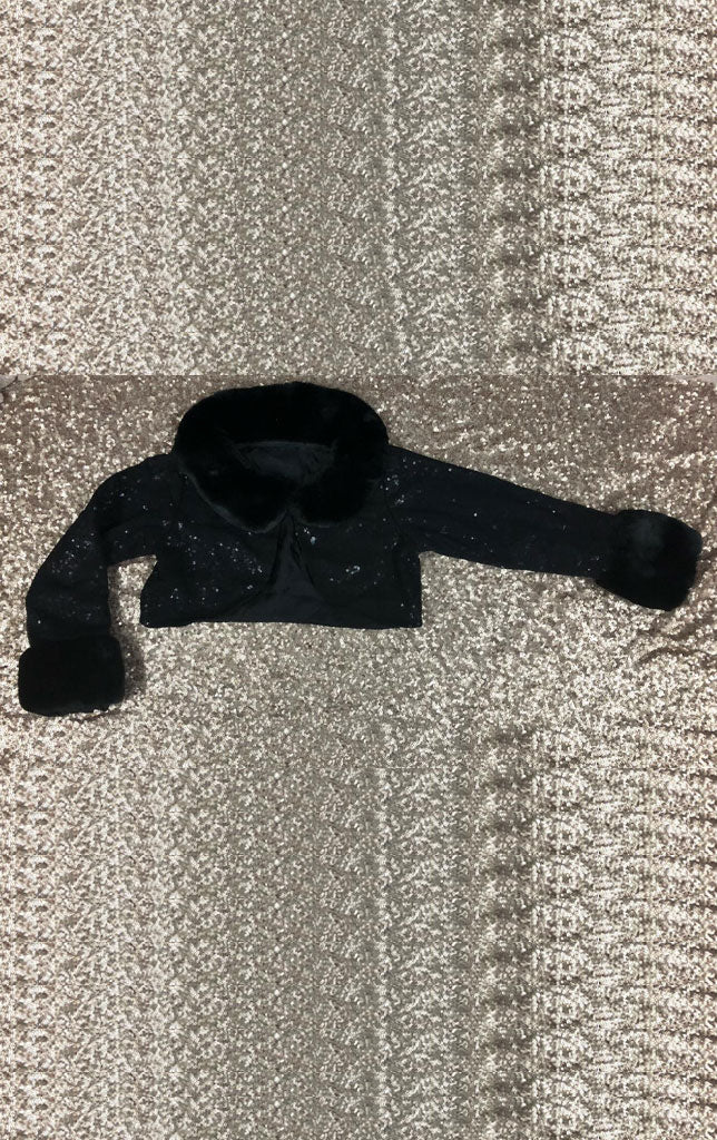 Fur Sequins Bolero | C1403 - SANA'S