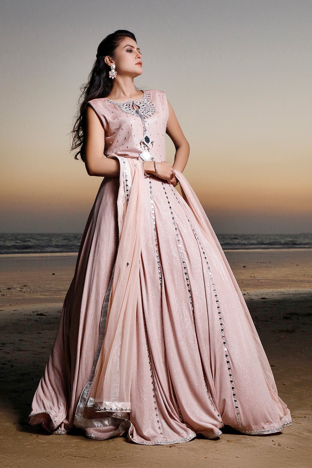 SANA'S handwork moonlight lehenga Pakistan occasion wear