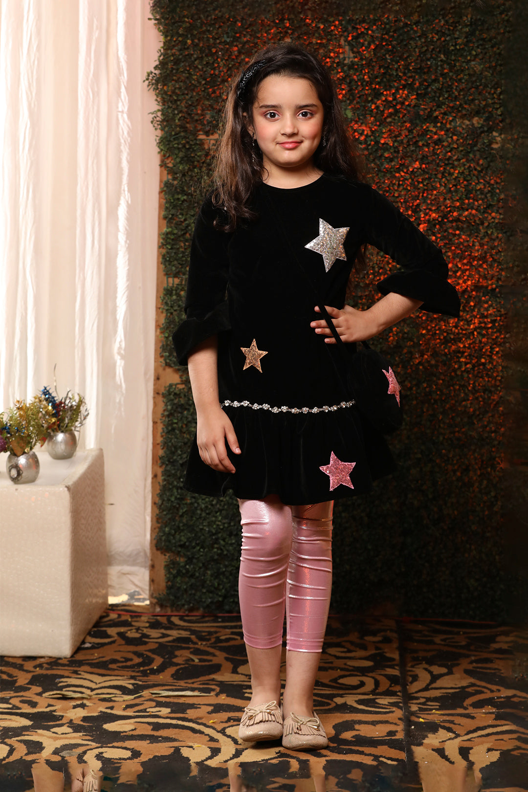 Star Applique Midi Style 2pc Suit | FW18 | F997
