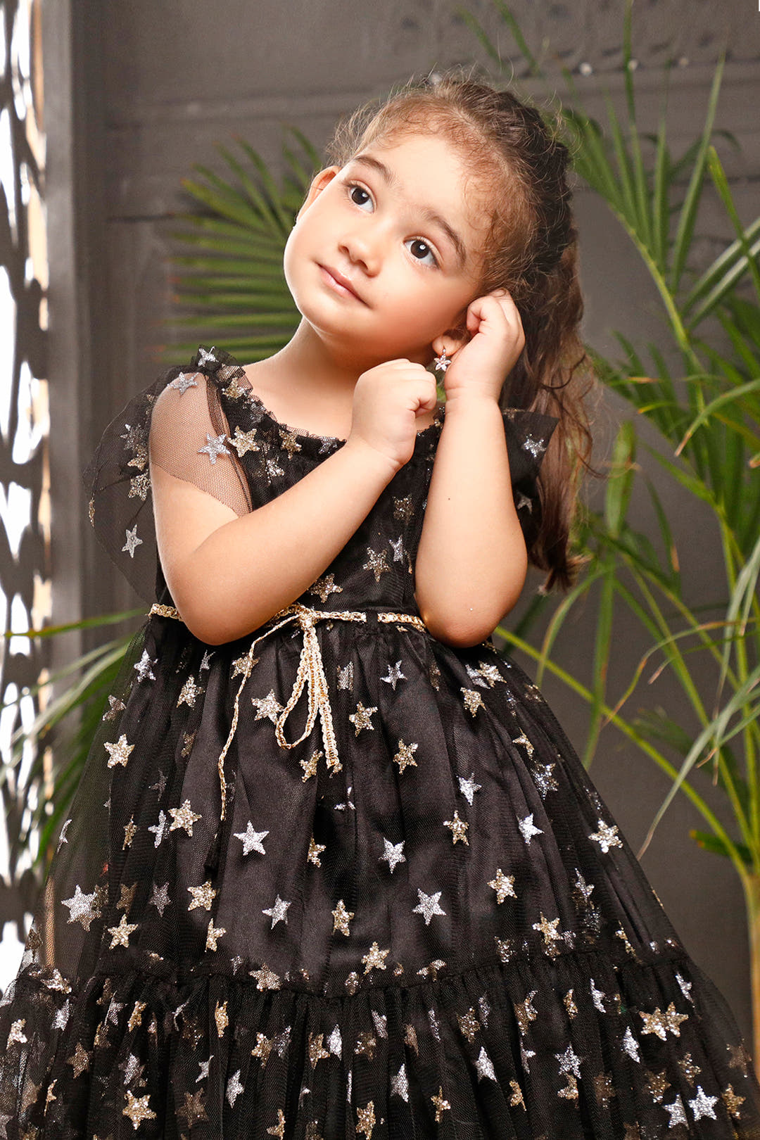 SANA'S net frock Pakistan occasion wear