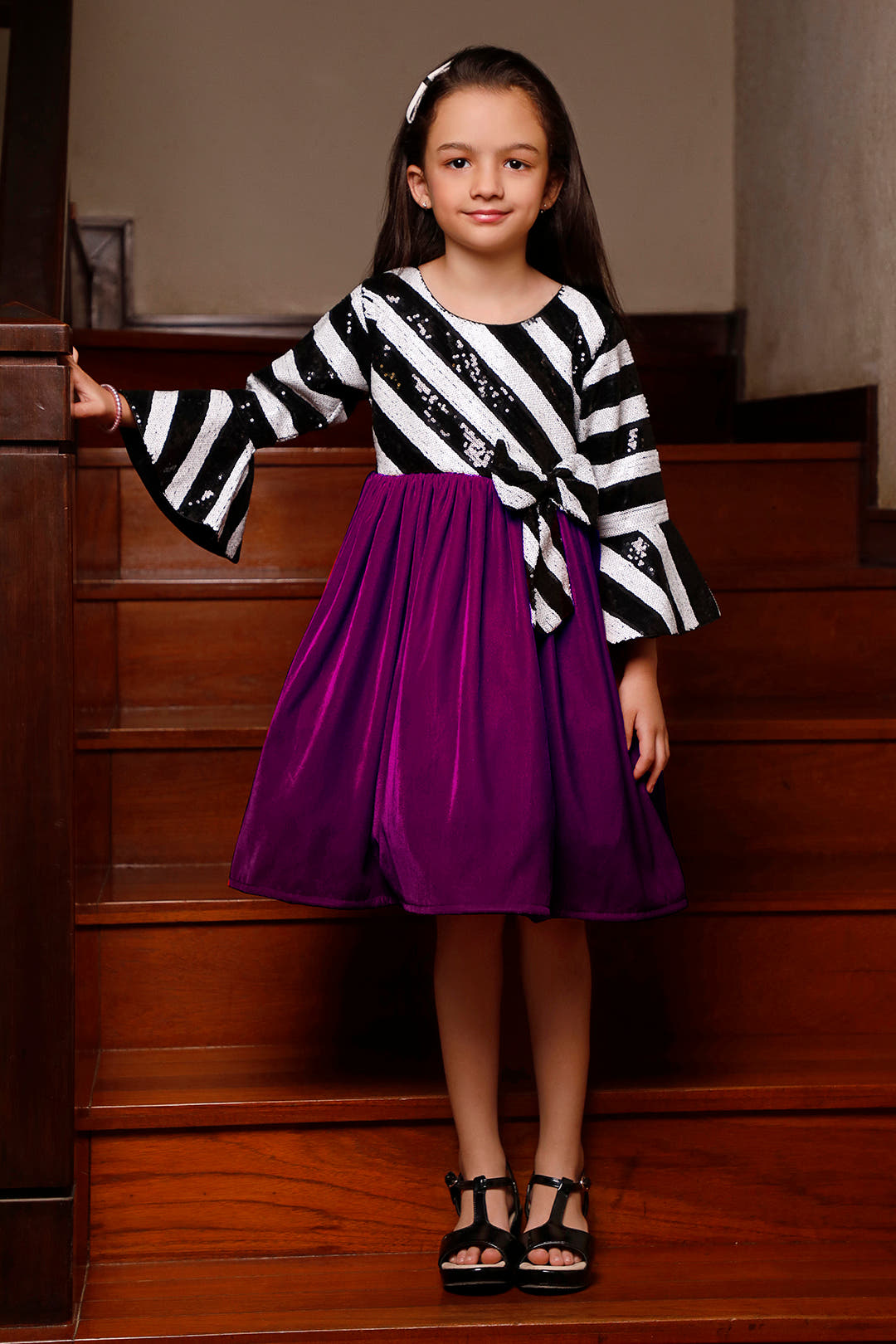 SANA'S velvet frock Pakistan occasion wear