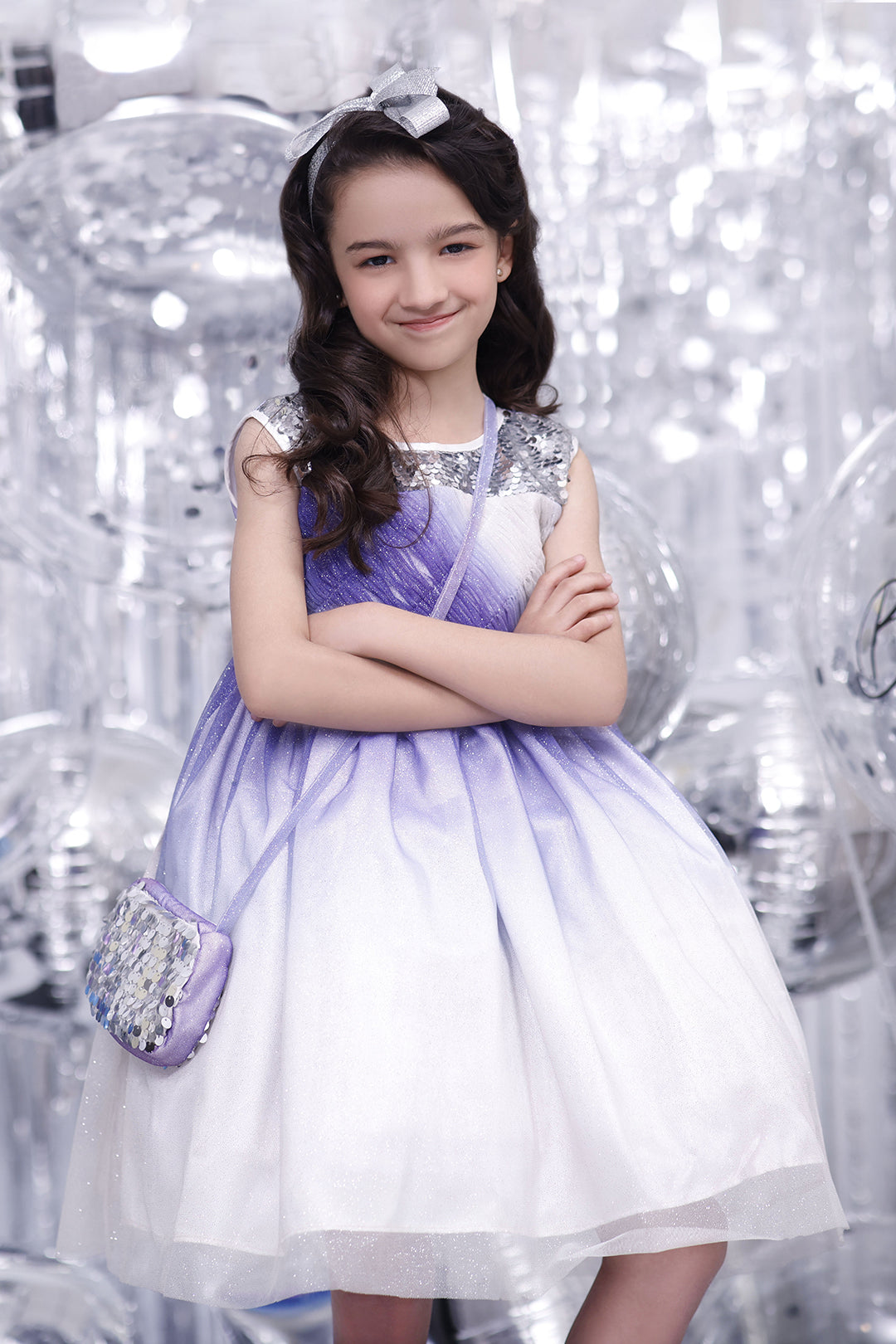 Tie & Dye Glitter Net Frock | BIRTHDAY BASH | F2016