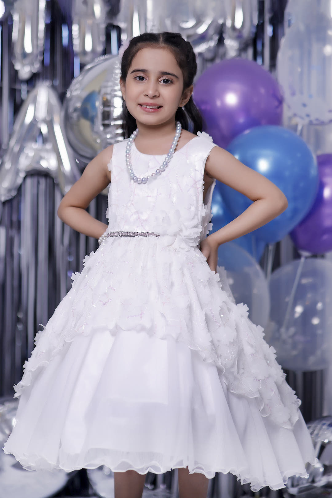 SANA'S red net frock Pakistan party wear