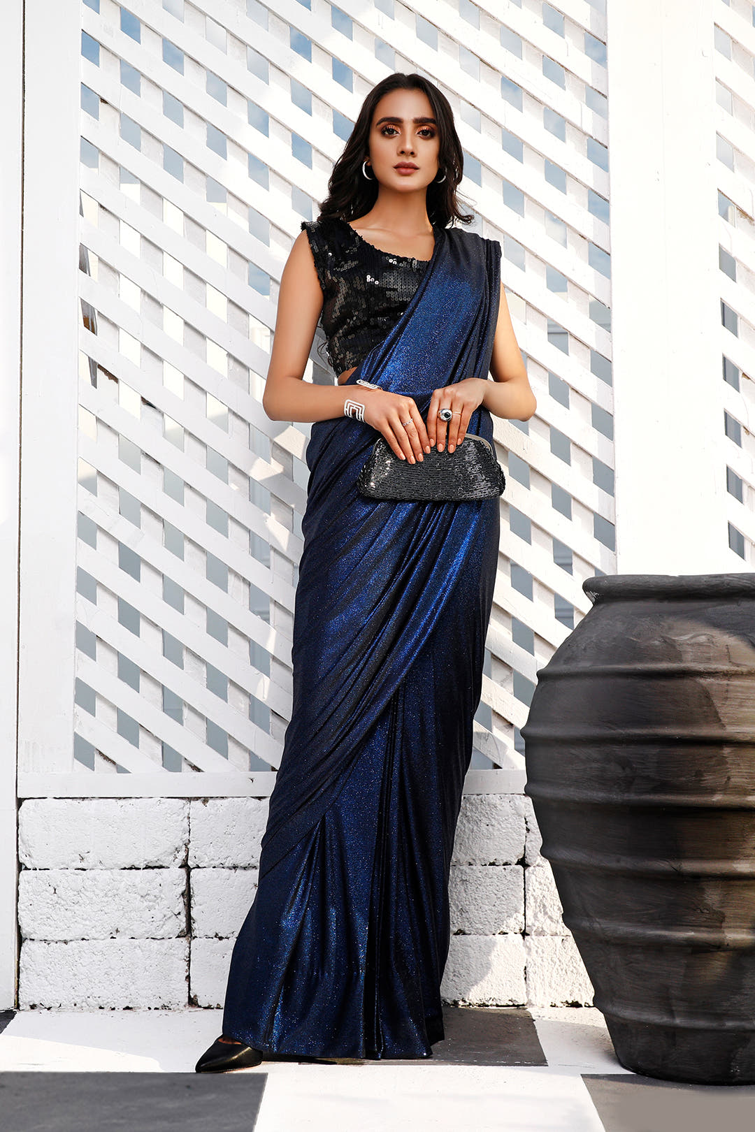 SANA'S moonlight saree Pakistan occasion wear