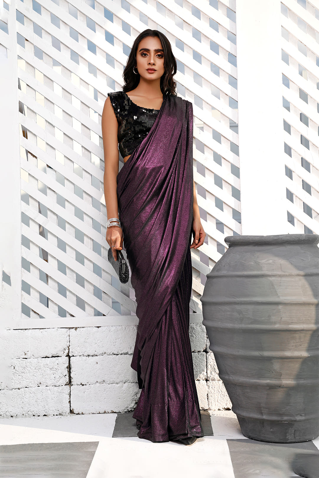 SANA'S moonlight saree Pakistan occasion wear