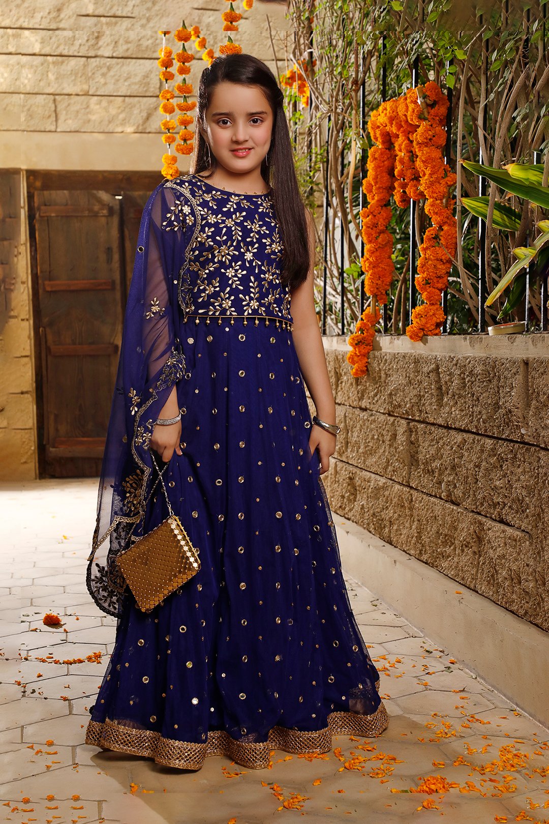 Mirror Embroidered Fine Net Lehenga Choli | SHAHIZAIB Vol 2 | L3014 & L201926