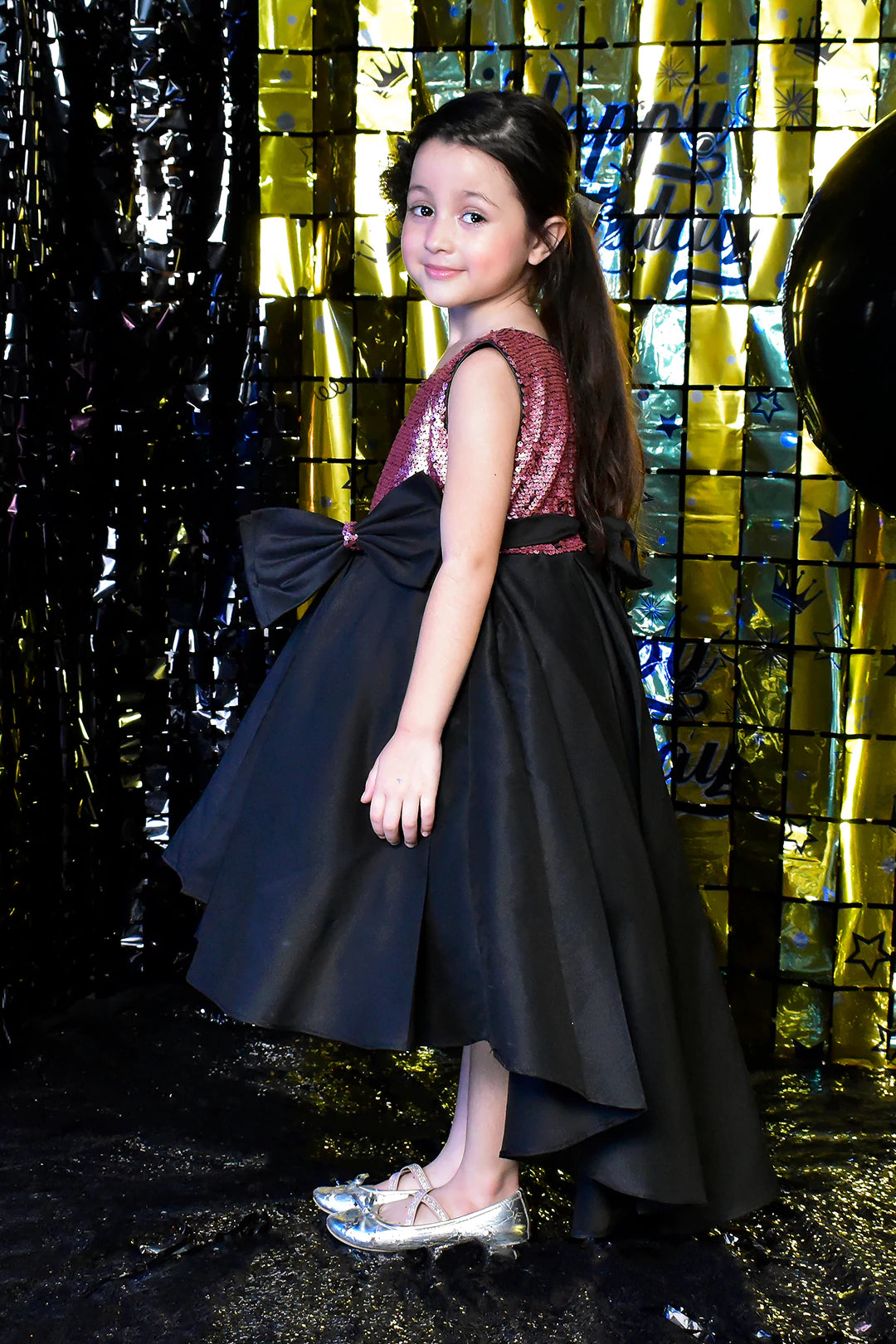 Lychee Silk Sequins Body Frock | BIRTHDAY BASH | F2181