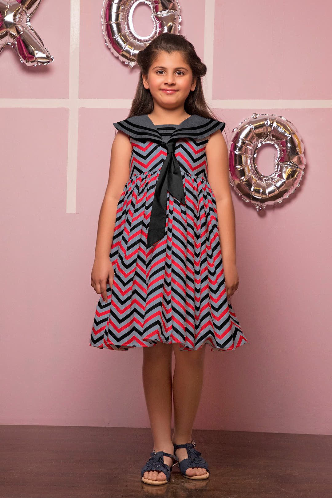 SANA'S printed cotton frock Pakistan occasion wear