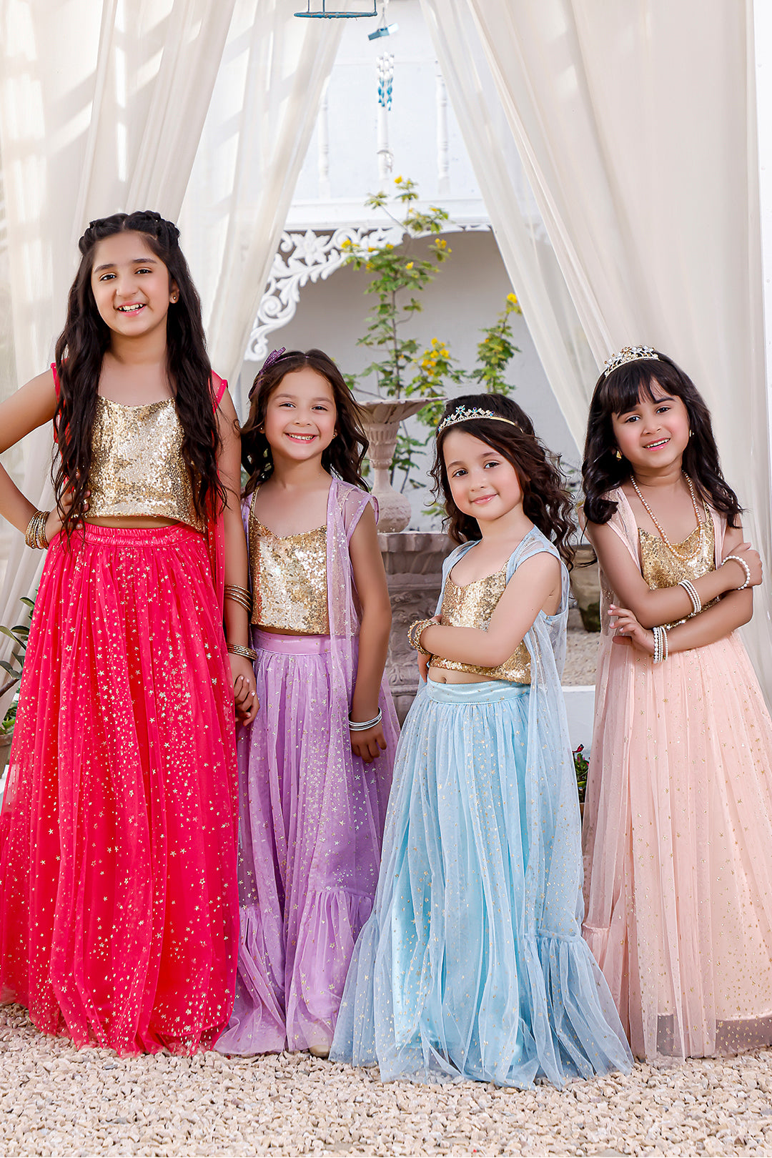 Sequins & Glitter Net Lehenga Choli | KAIRA | L3105