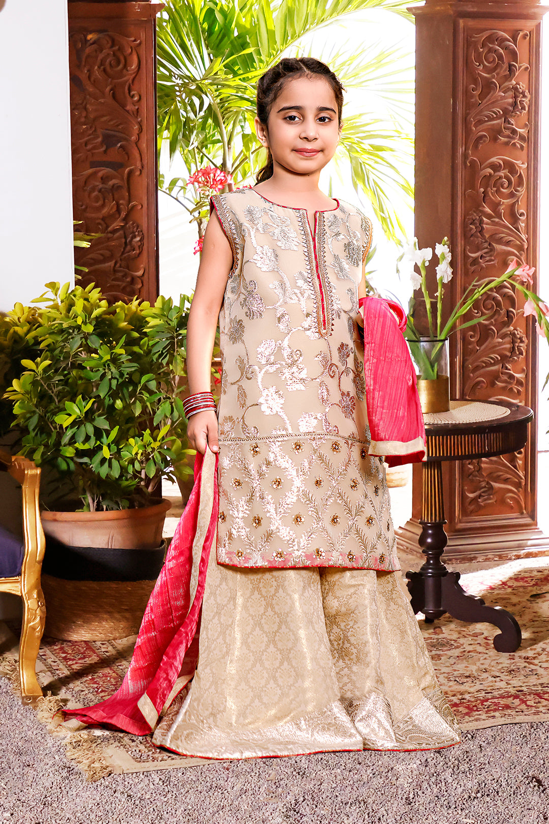 Lorex Organza Plazo Suit | KAIRA | P3084
