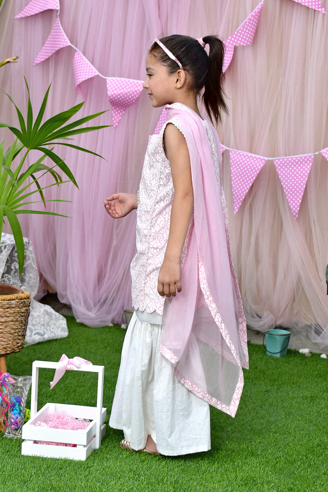 SANA'S cotton gharara suit Pakistan occasion wear