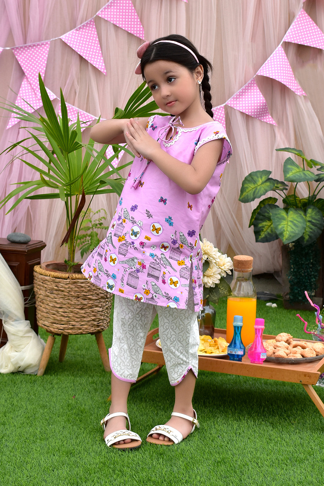 Printed Cotton Dou Suit | SUMMER VIBES | S1073