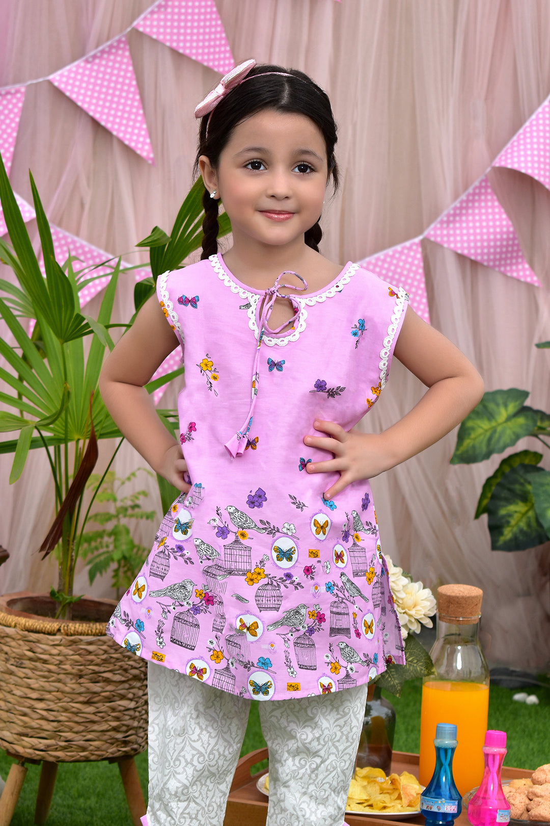 Printed Cotton Dou Suit | SUMMER VIBES | S1073
