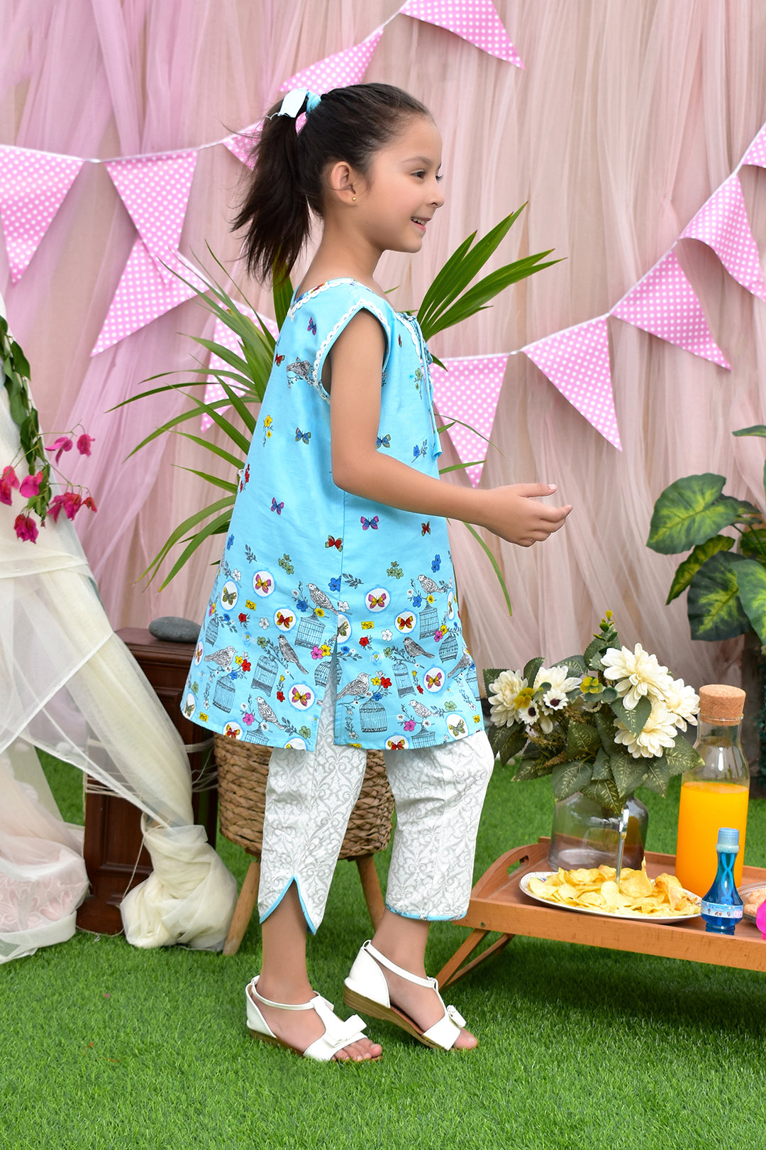 Printed Cotton Dou Suit | SUMMER VIBES | S1073