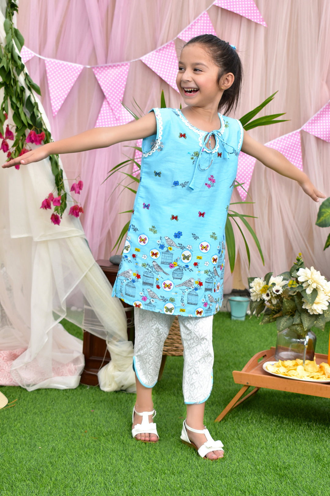 Printed Cotton Dou Suit | SUMMER VIBES | S1073