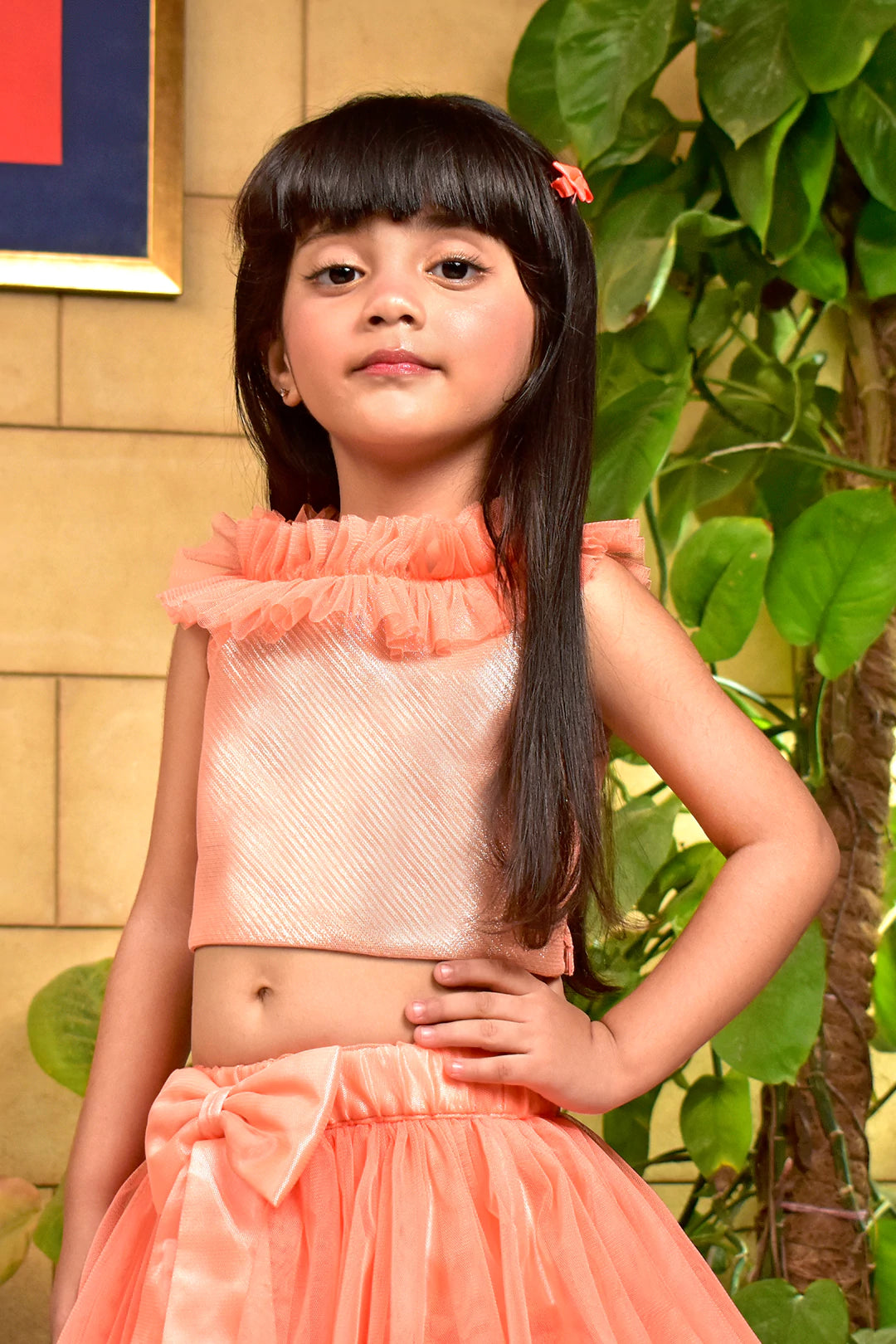 Multi Net Layers Skirt & Blouse 2pc Suit | SS2182