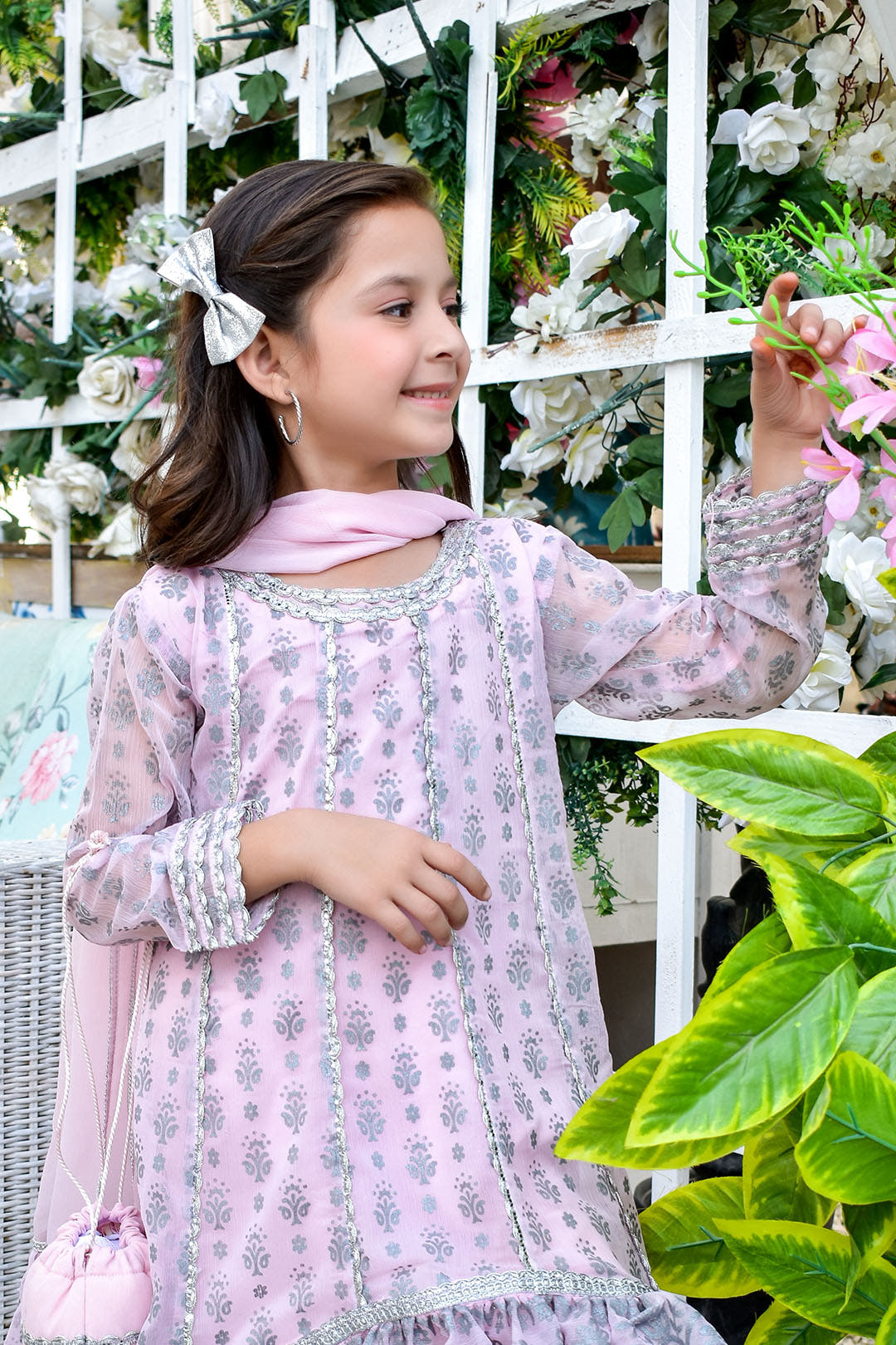 SANA'S printed chiffon suit Pakistan occasion wear