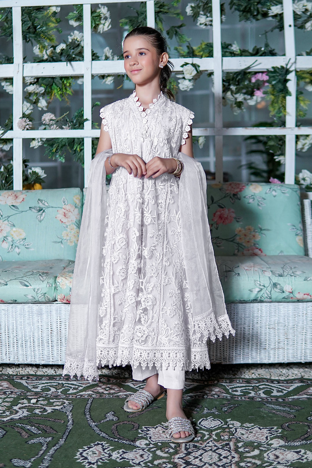 Kalidaar Embroidered Organza 3pc Suit | SHIREEN FESTIVE | S3169