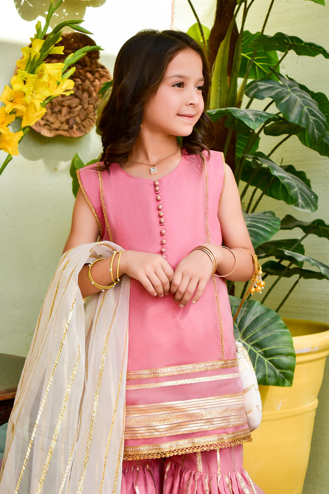 SANA'S organza gharara suit Pakistan Eid