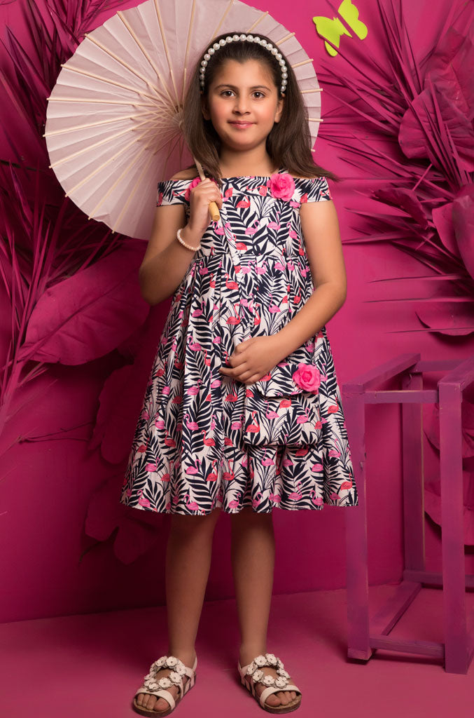 Printed Cotton Frock | EG17 | F2039