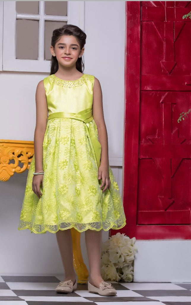 Embroidered Net Frock | EG17 | F932 - SANA'S