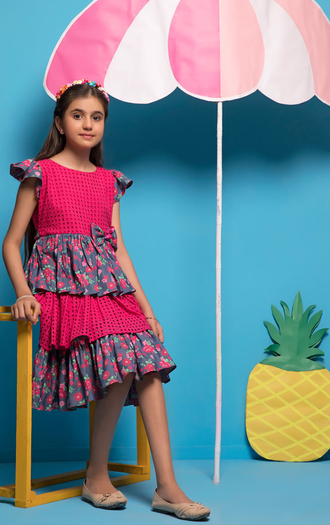 Printed Cotton Frock | EG17 | F976