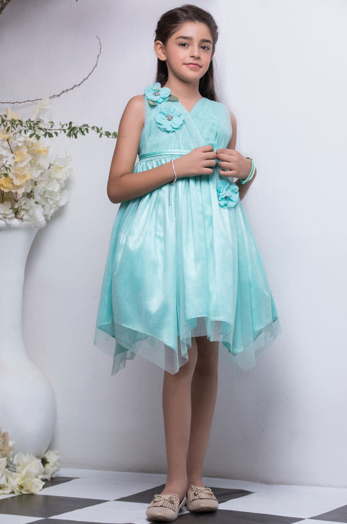 SANA'S net frock Pakistan occasion wear