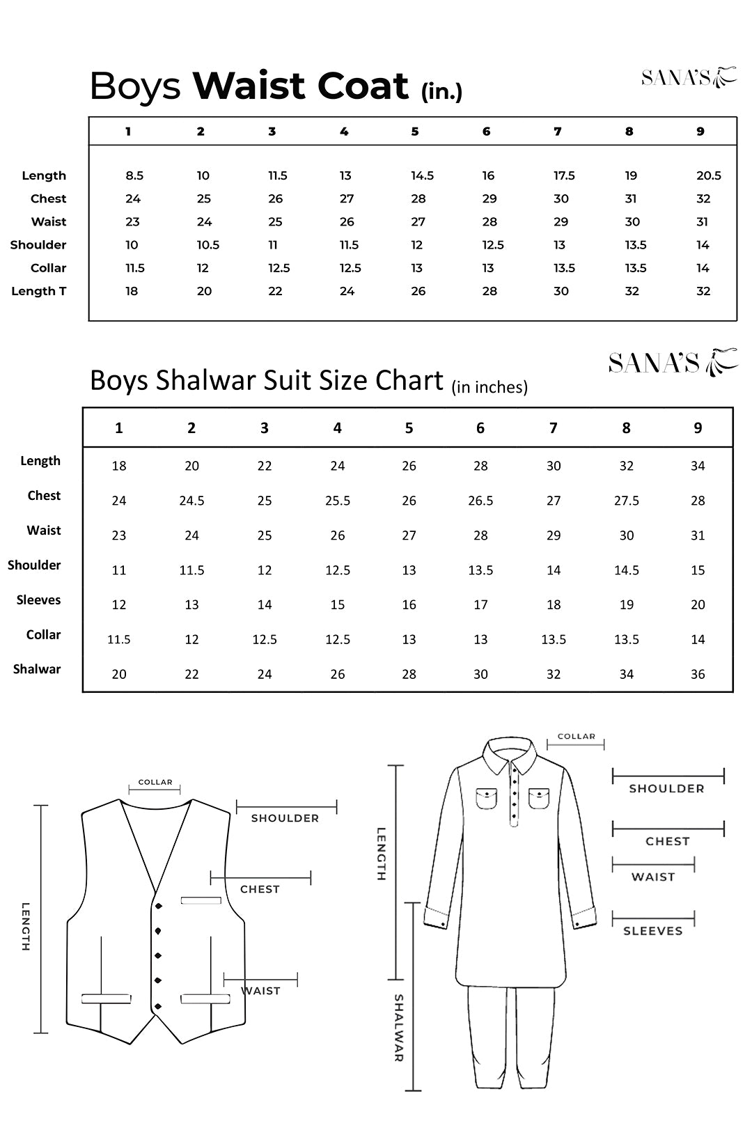 Embroidered Waist Coat Suit | BFC16 | D520 - SANA'S