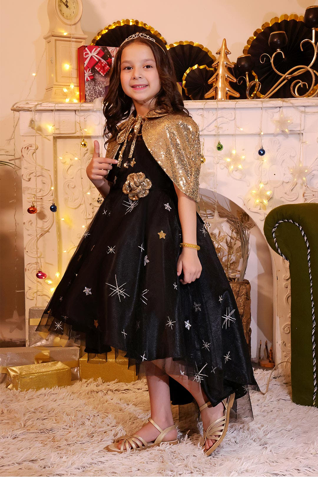 SANA'S net frock Pakistan Eid