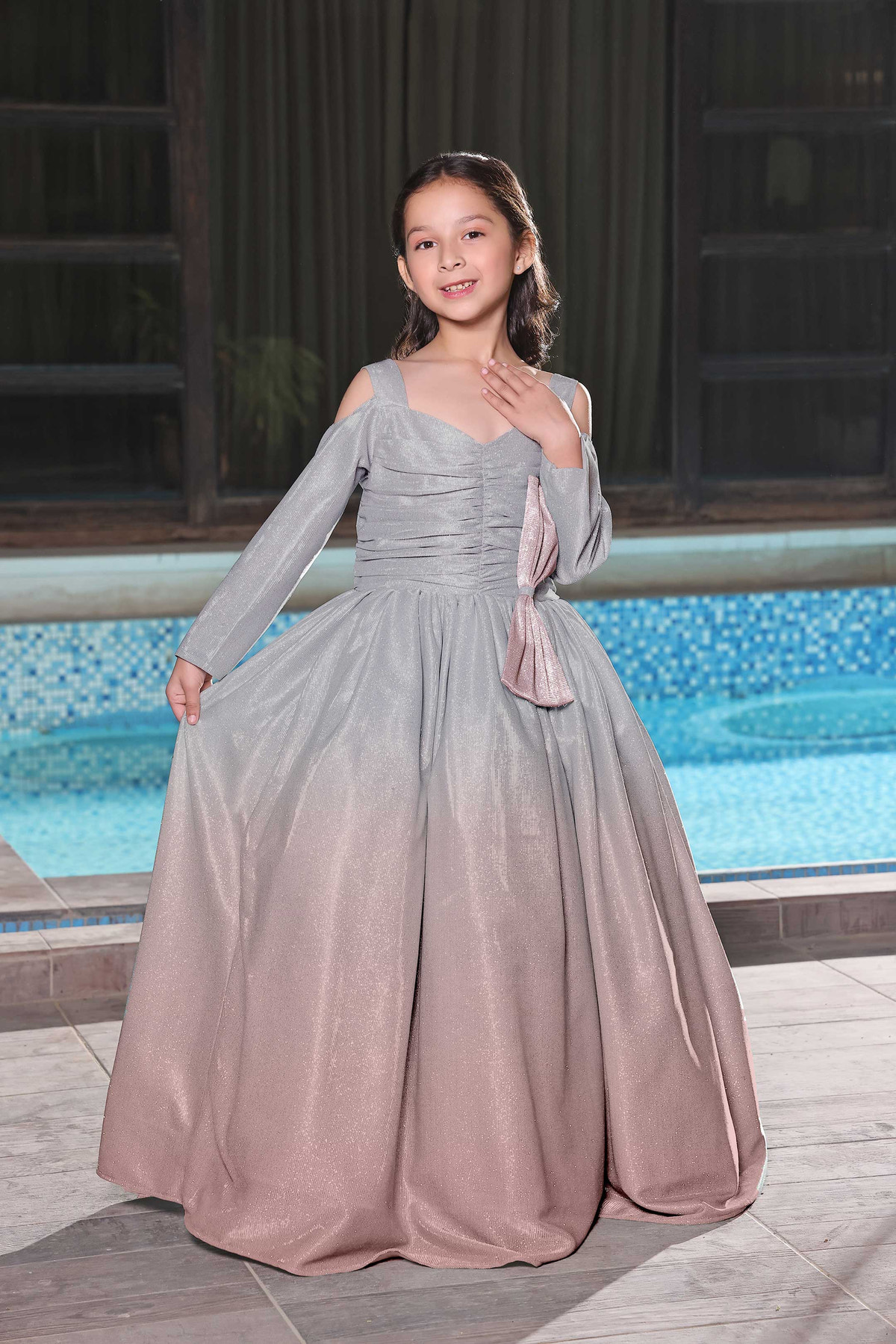 SANA'S moonlight maxi dress Pakistan occasion wear