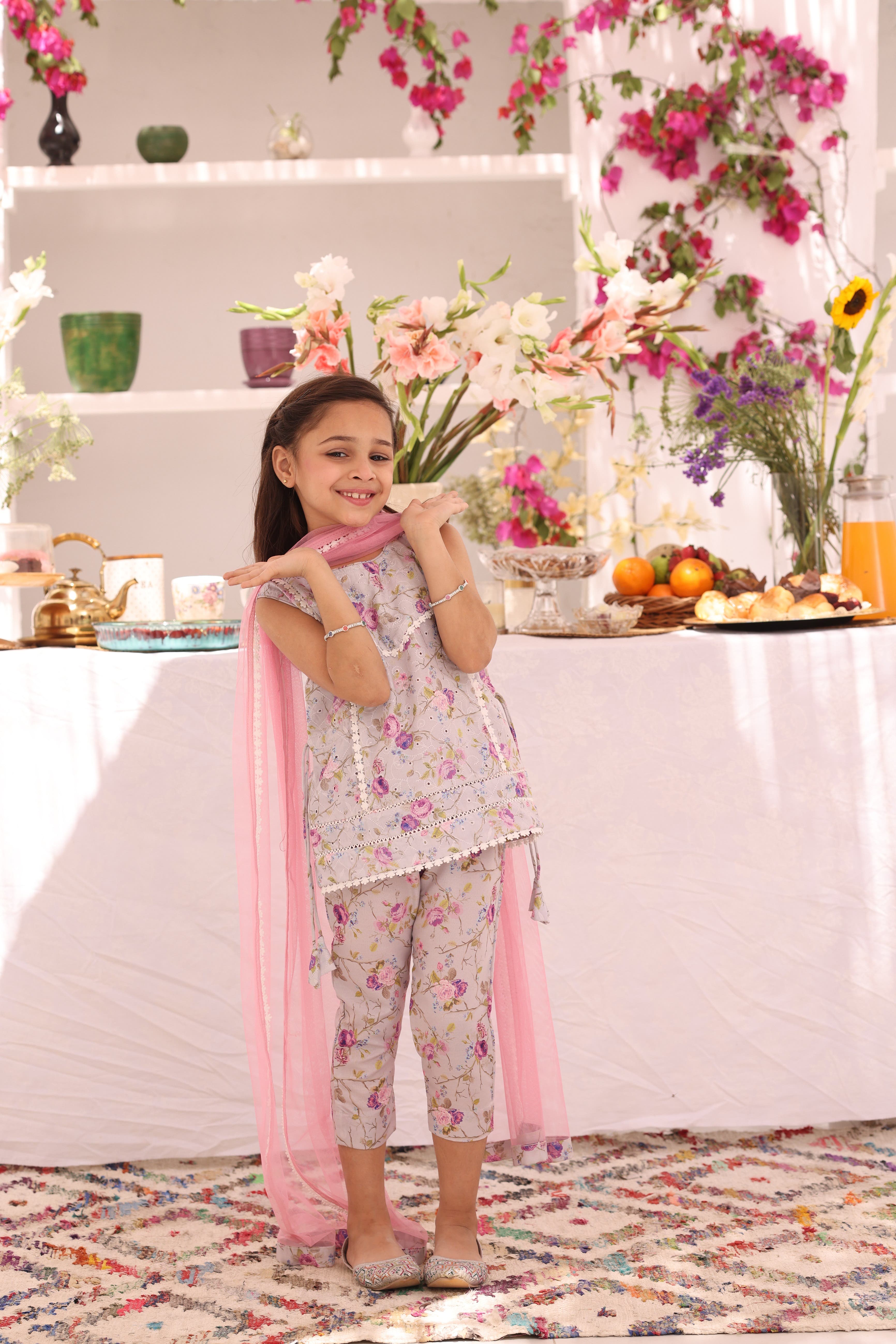 SANA'S printed lawn suit Pakistan occasion wear