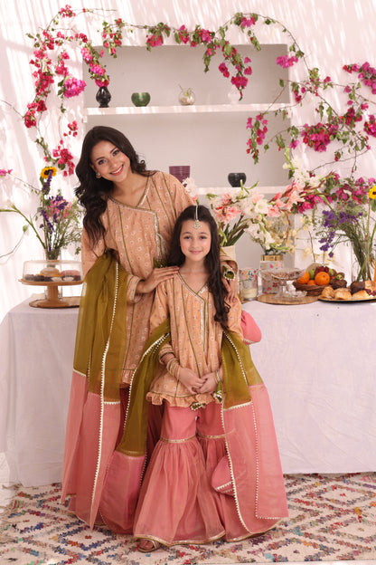 Cotton Lorex & Mesuri Gharara Suit | ZEB | G123283