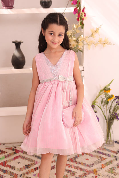 Embellished Lava Crinkle Frock | Eid Edit '26 | F2369