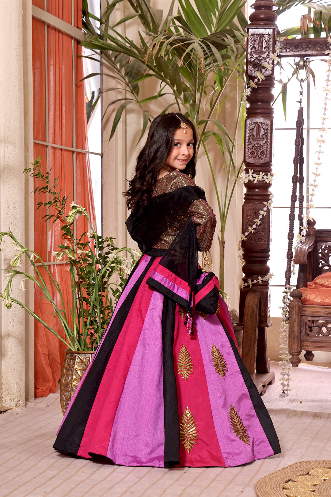 SANA'S raw silk lehenga Pakistan occasion wear
