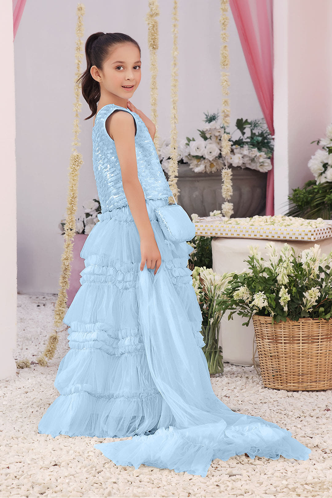 SANA'S sequence net lehenga Pakistan occasion wear