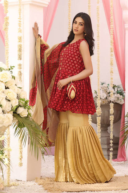 Peplum Style Gharara Suit | TEHWAAR | G123159