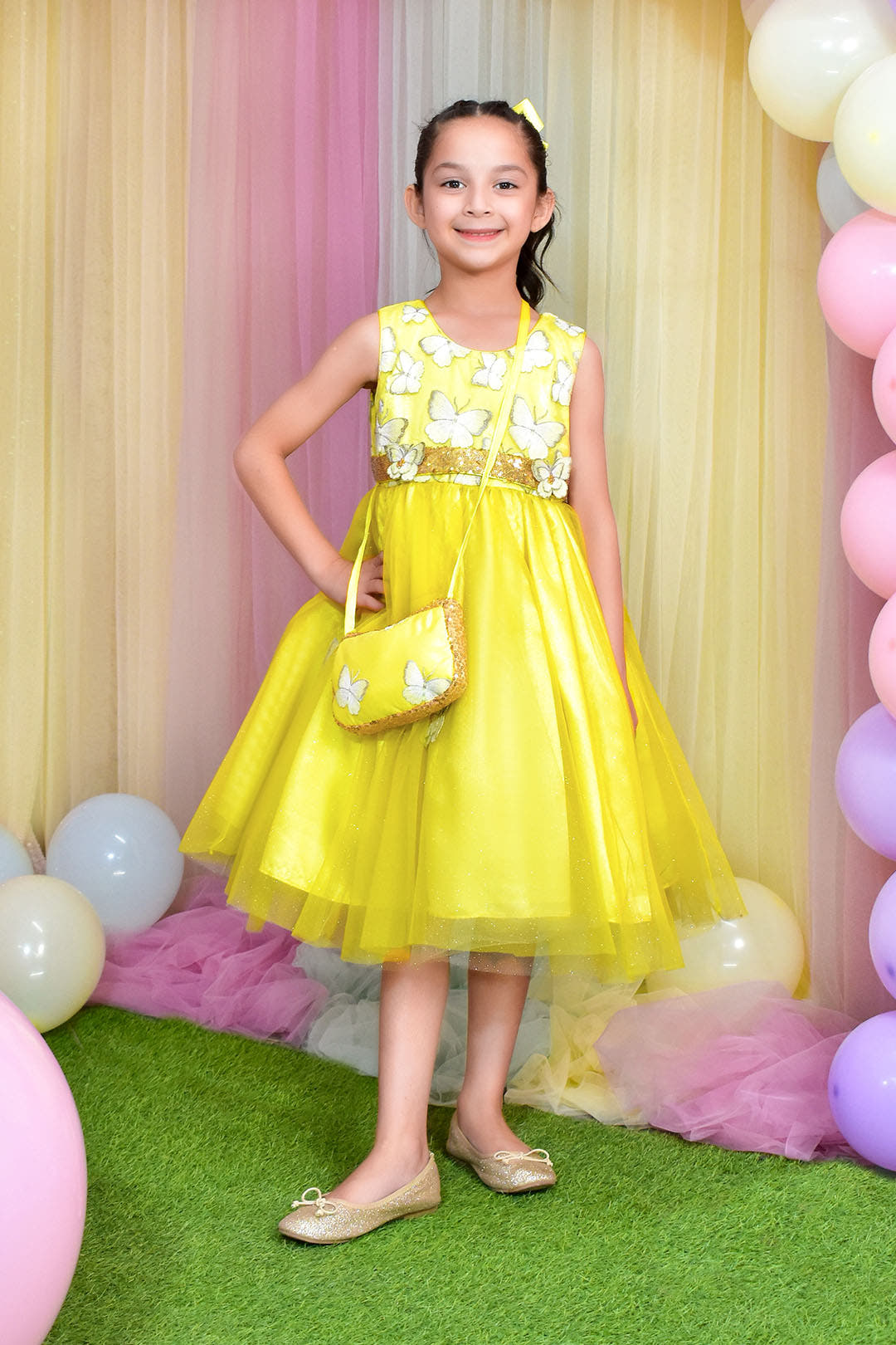 SANA'S net frock Pakistan occasion wear