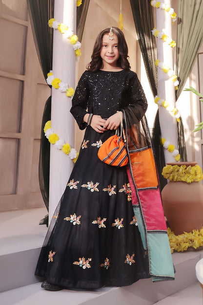 Embroidered Multi Sequins Lehenga Choli | SHENDI | L3194